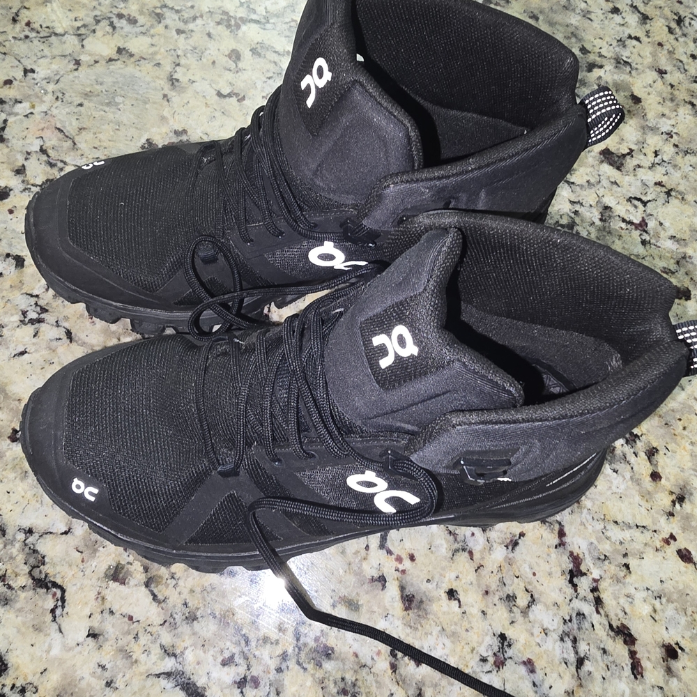 On Running Black High-Top Sneakers